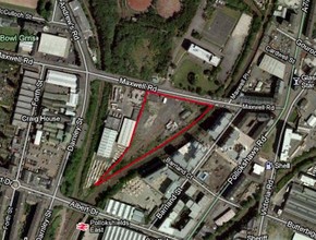 Maxwell Rd, Glasgow, GLG - aerial  map view