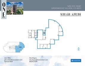 5251 Dtc Pky, Greenwood Village, CO for lease Site Plan- Image 2 of 2