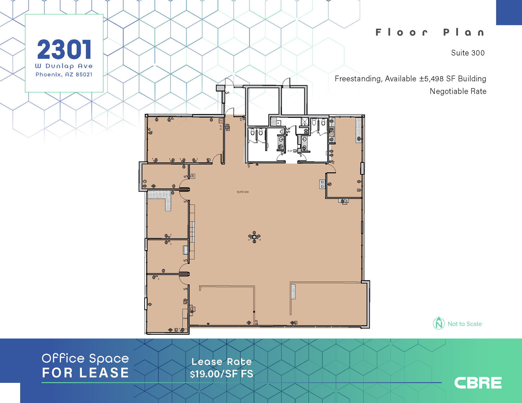 2301 W Dunlap Ave, Phoenix, AZ for lease Floor Plan- Image 1 of 6