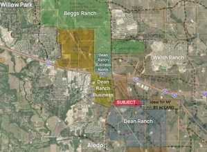 E Bankhead Hwy & FM 1187, Fort Worth, TX - AERIAL  map view - Image1