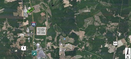 17226 Washington Hwy, Doswell, VA - aerial  map view