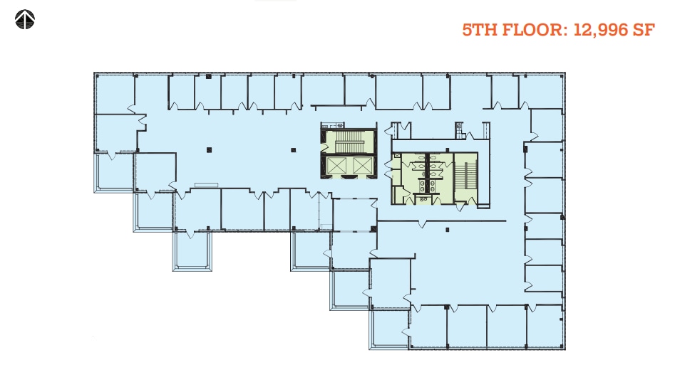 100 S Brentwood Blvd, Clayton, MO for lease Floor Plan- Image 1 of 1