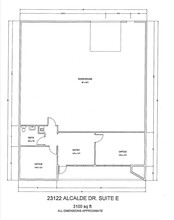 23042 Alcalde Dr, Laguna Hills, CA for lease Floor Plan- Image 1 of 1