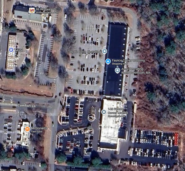 145 Faunce Corner Rd, Dartmouth, MA for lease - Aerial - Image 2 of 9