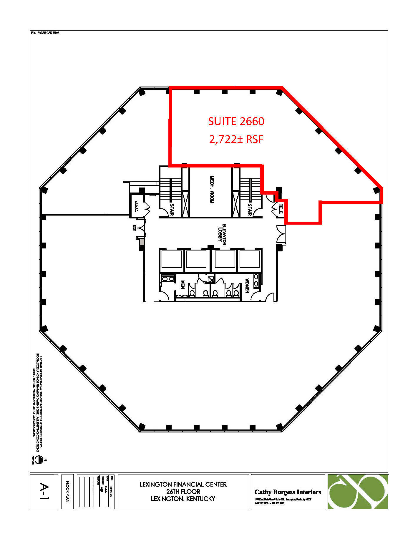 250 W Main St, Lexington, KY for lease Floor Plan- Image 1 of 1
