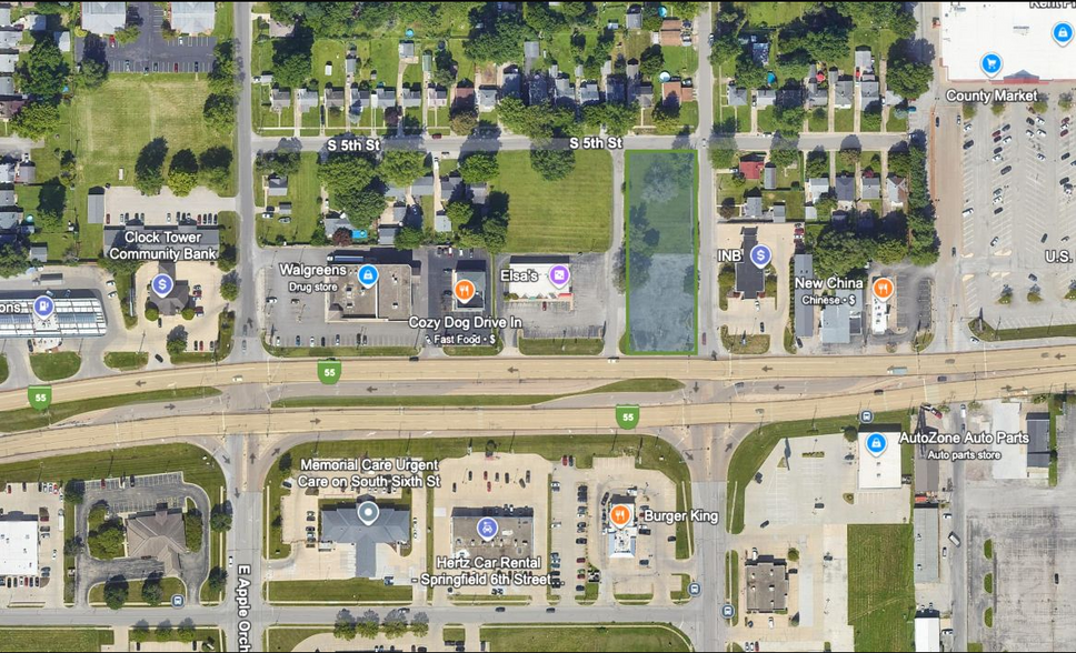 2905 S 6th St, Springfield, IL for lease - Aerial - Image 1 of 4