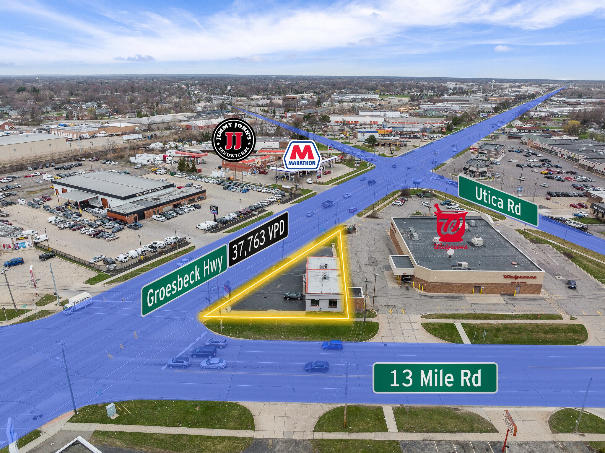 31000 Groesbeck Hwy, Fraser, MI 48026 Retail for Sale