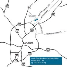 6510 Jimmy Carter Blvd, Norcross, GA - Aerial map view