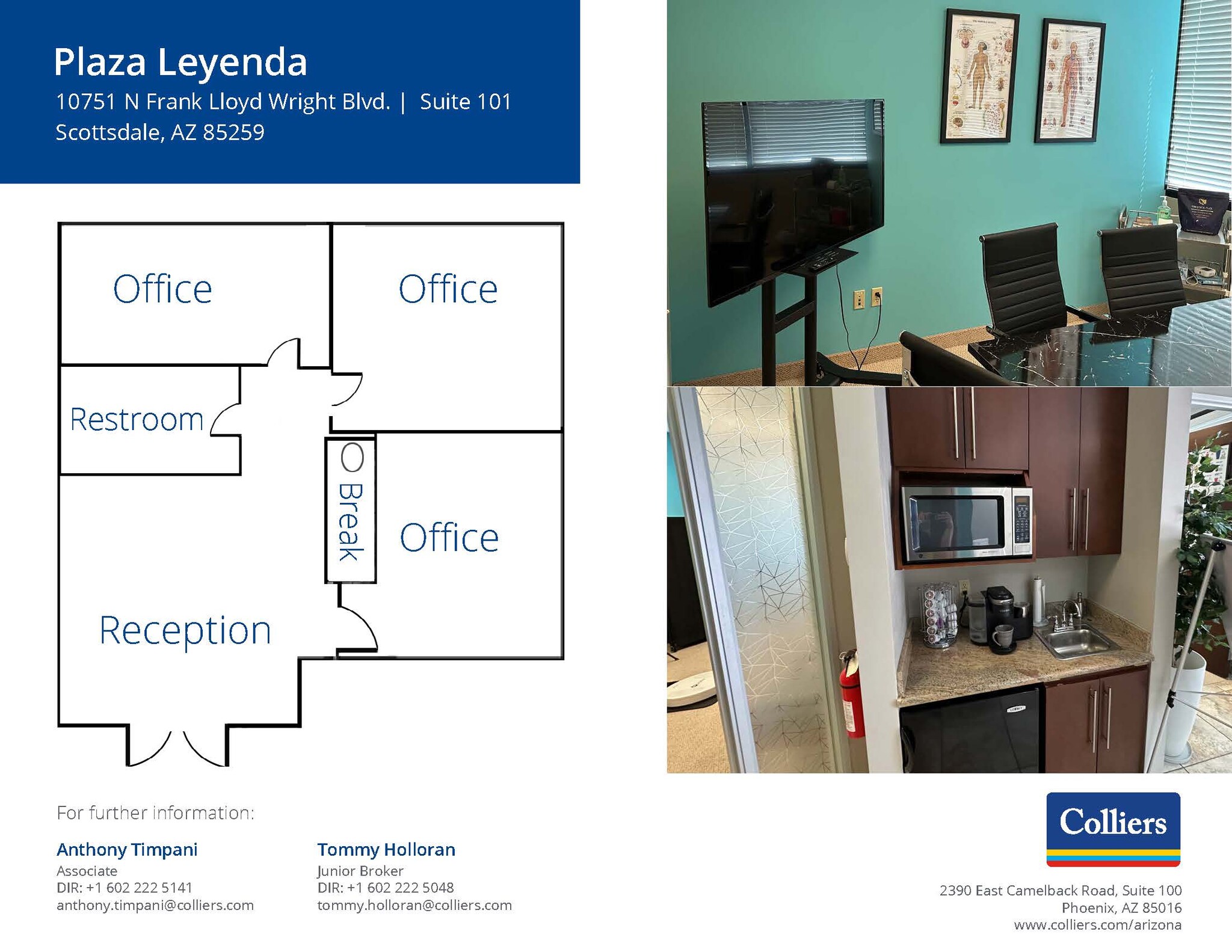 10751 N Frank Lloyd Wright Blvd, Scottsdale, AZ for lease Floor Plan- Image 1 of 1