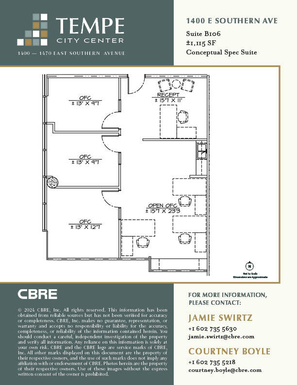 1400 E Southern Ave, Tempe, AZ for lease Floor Plan- Image 1 of 1