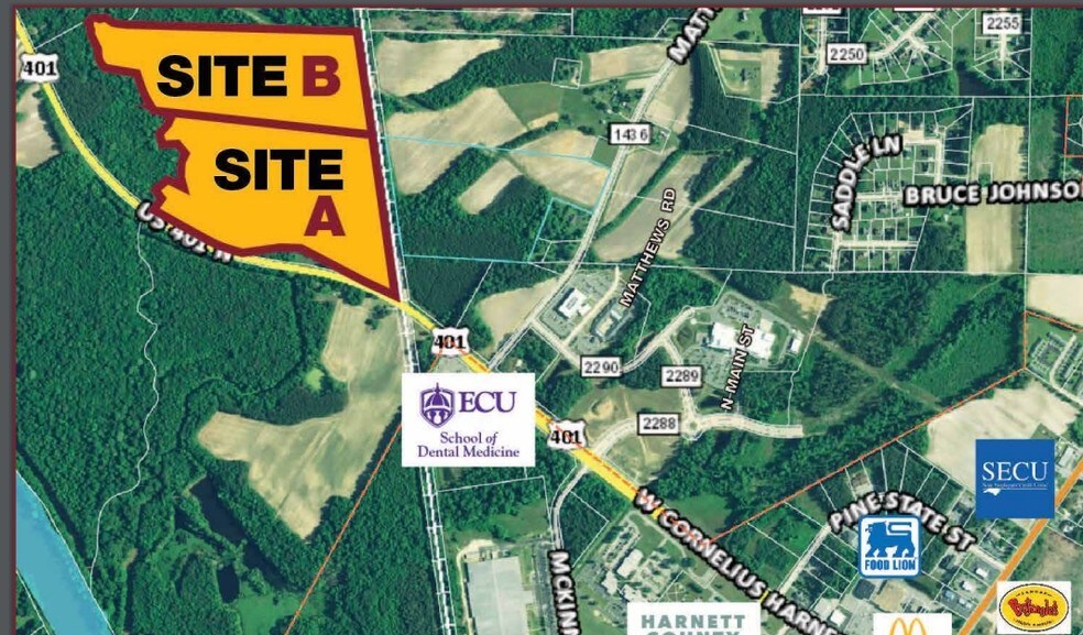 US 401 Hwy, Lillington, NC for sale - Primary Photo - Image 1 of 1