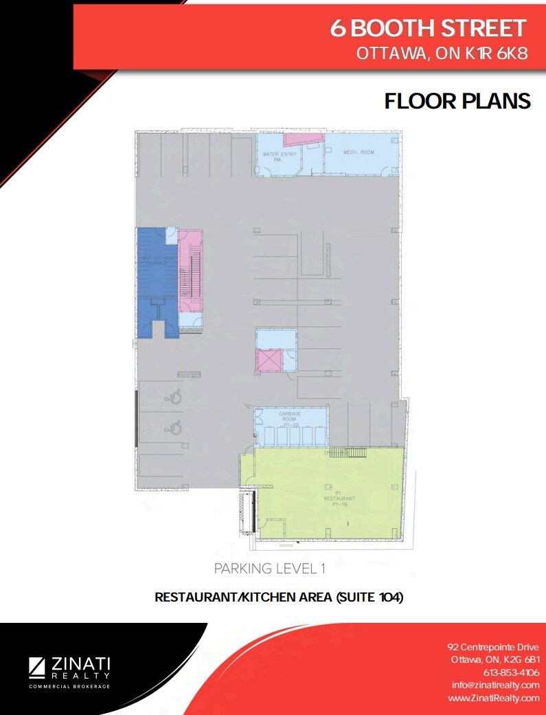 6 Booth St, Ottawa, ON for lease Floor Plan- Image 1 of 1