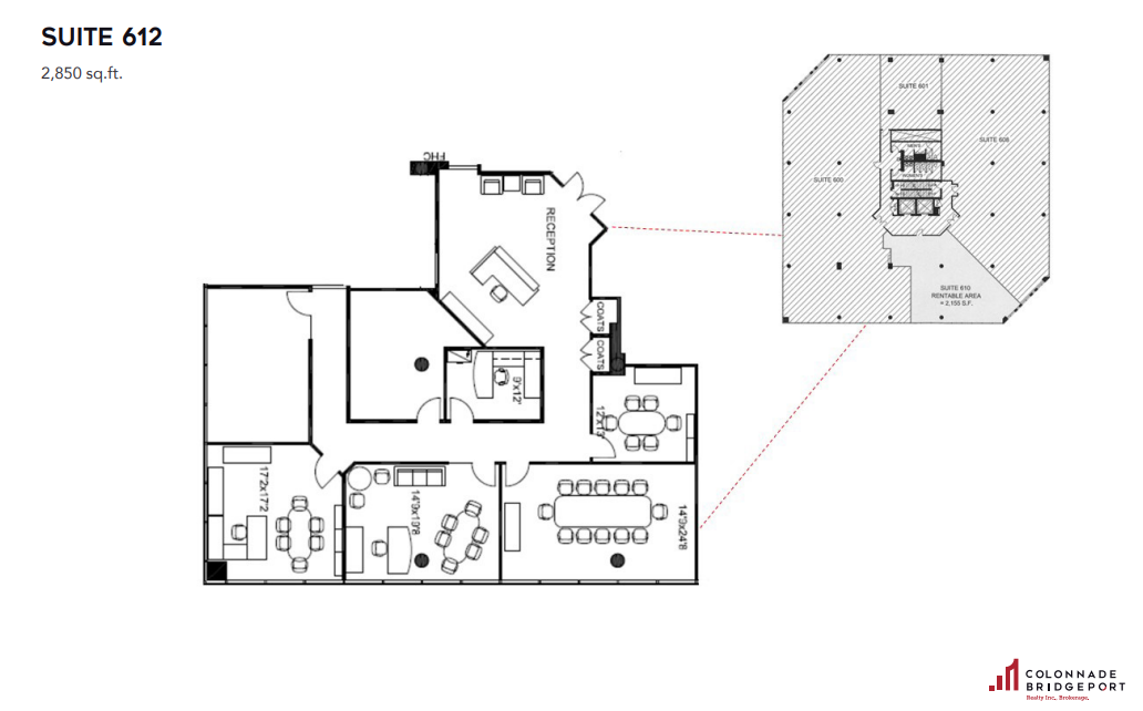 100 York Blvd, Richmond Hill, ON for lease Floor Plan- Image 1 of 1