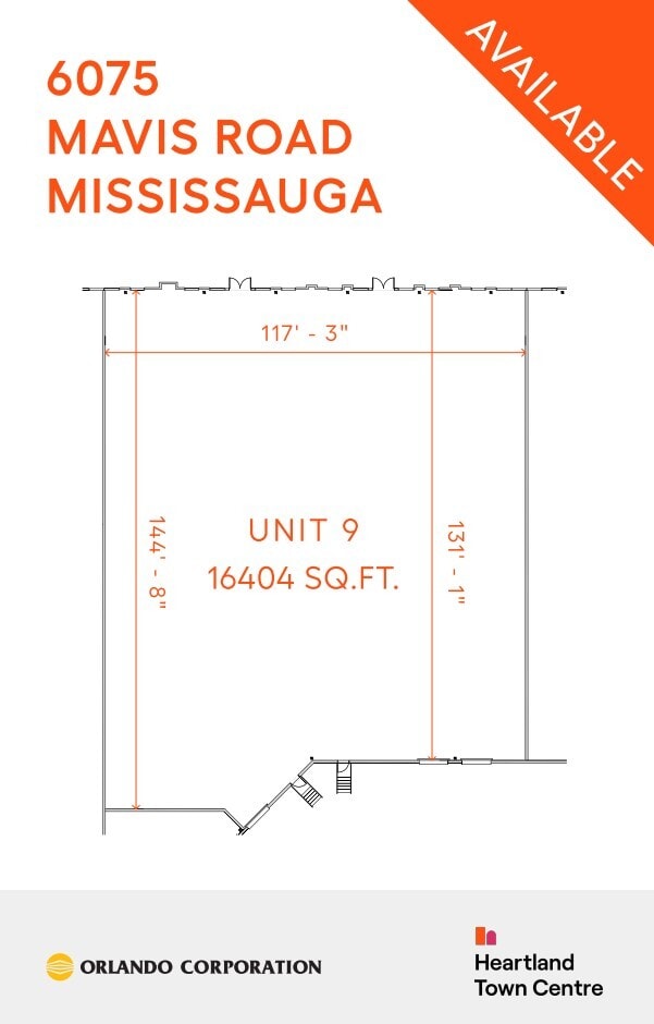 6075 Mavis Rd, Mississauga, ON for lease Floor Plan- Image 1 of 2
