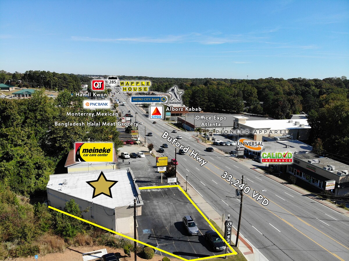 5344 Buford Hwy NE, Doraville, GA, 30340 Freestanding Property For