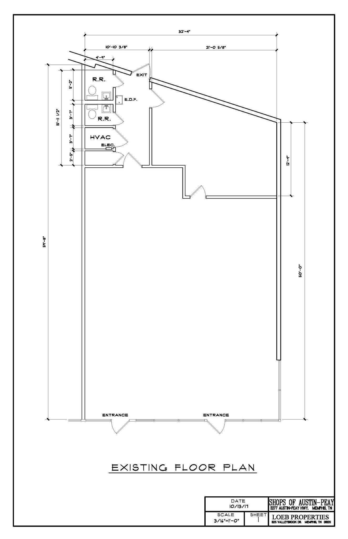 3265-3277 Austin Peay Hwy, Memphis, TN for lease Floor Plan- Image 1 of 1