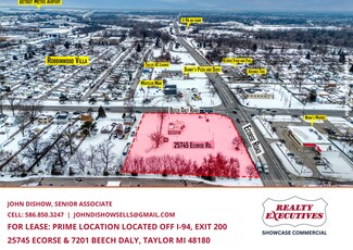 More details for 25745 Ecorse Rd, Taylor, MI - Land for Lease