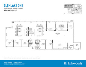 4140 Parklake Ave, Raleigh, NC for lease Floor Plan- Image 1 of 1