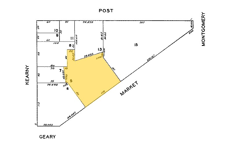 660 Market St, San Francisco, CA for lease - Plat Map - Image 2 of 15