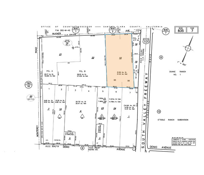 370 Rucker Ave, Gilroy, CA for sale - Plat Map - Image 1 of 1