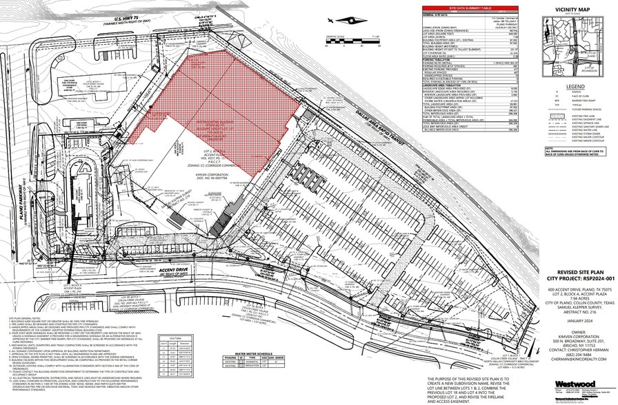 600 Accent Dr, Plano, TX for lease - Site Plan - Image 3 of 3