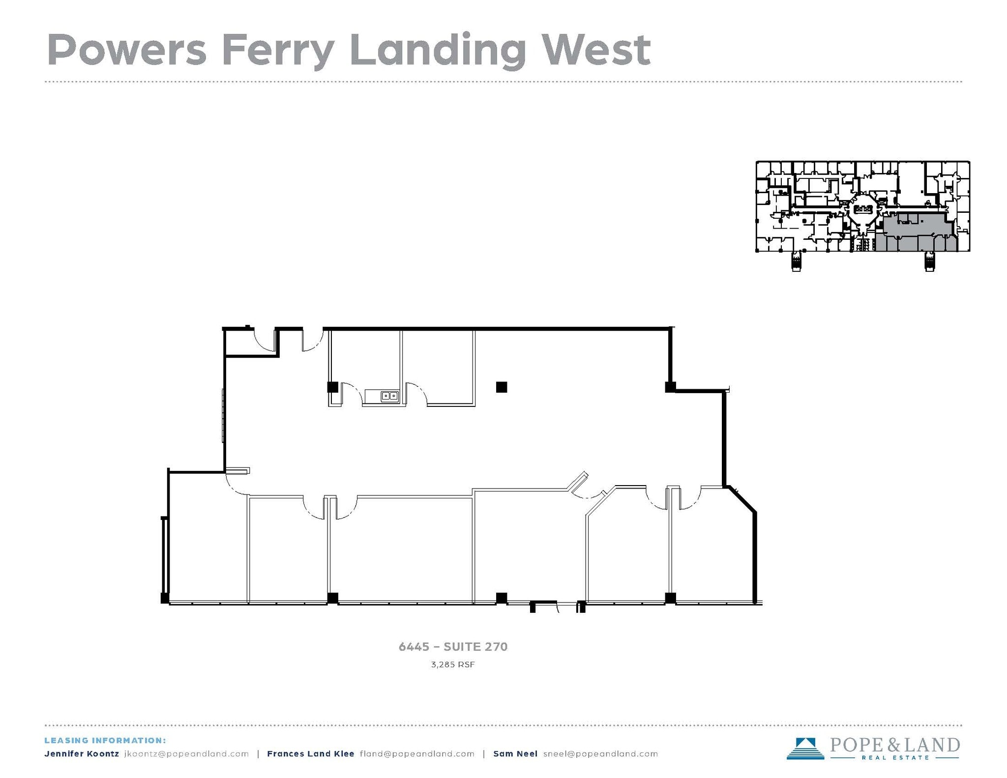 6445 Powers Ferry Rd NW, Atlanta, GA for lease Floor Plan- Image 1 of 2