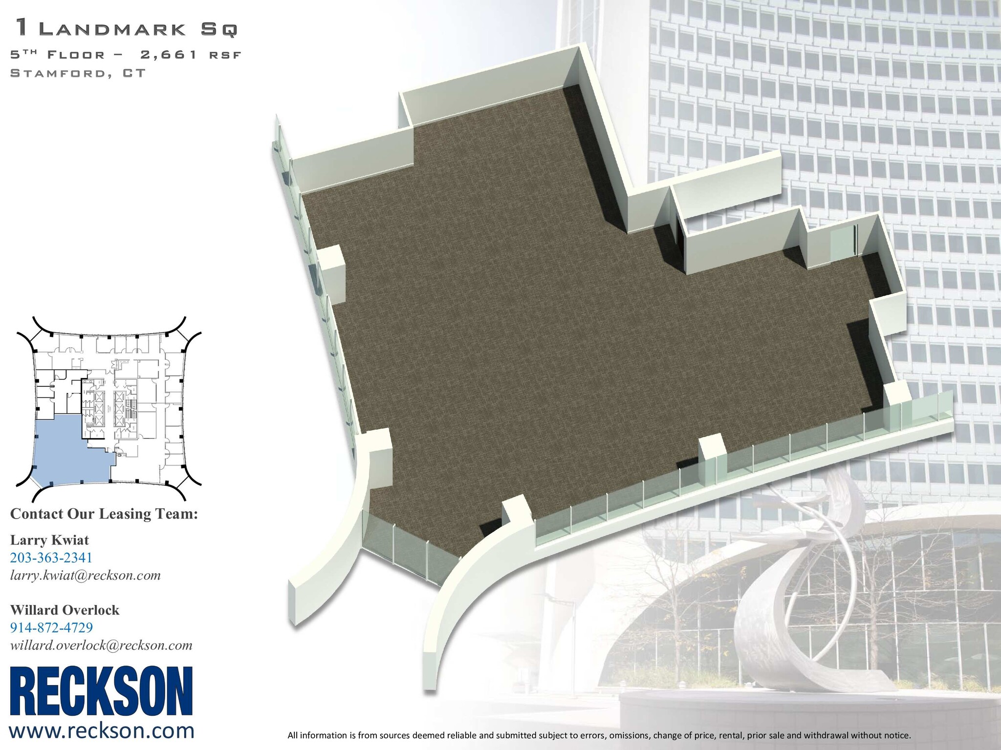 1 Landmark Sq, Stamford, CT for lease Floor Plan- Image 1 of 1