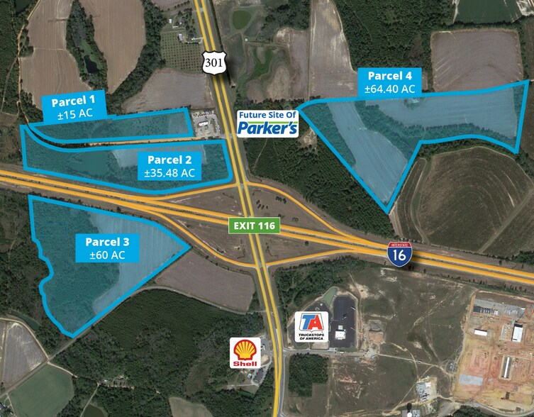 Interstate 16 & Highway 301, Register, GA for sale - Building Photo - Image 1 of 1