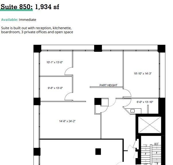 439 University Ave, Toronto, ON for lease Floor Plan- Image 1 of 1