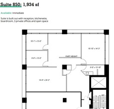 439 University Ave, Toronto, ON for lease Floor Plan- Image 1 of 1