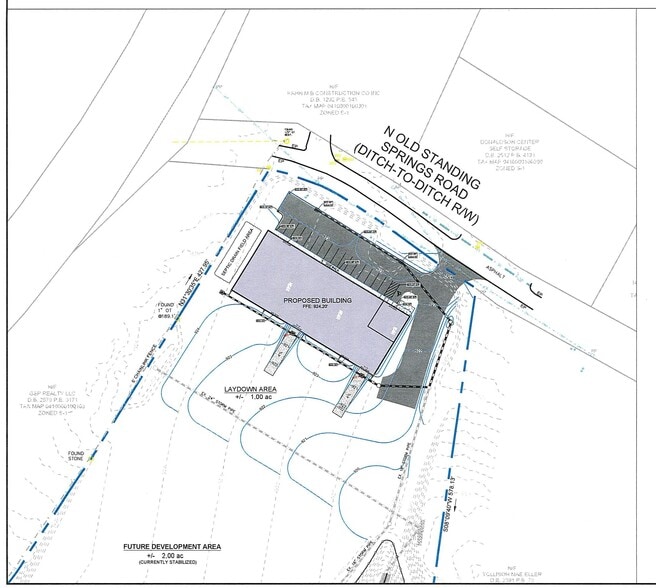 117 Standing Springs Rd, Greenville, SC for lease - Site Plan - Image 3 of 5