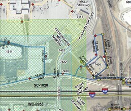Crossroads Blvd & I-240 Service Rd, Oklahoma City, OK - AERIAL map view