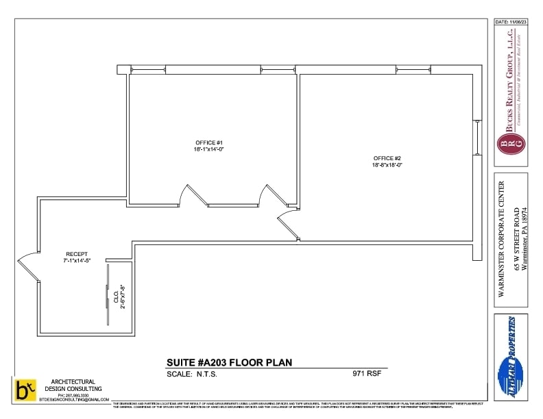65 W Street Rd, Warminster, PA for lease Floor Plan- Image 1 of 1