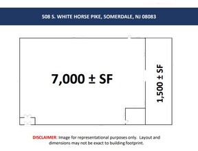 508 S White Horse Pike, Somerdale, NJ for lease Floor Plan- Image 1 of 1