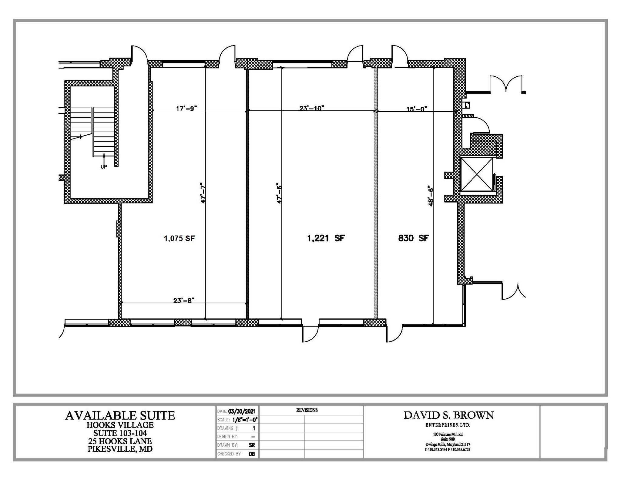 25 Hooks Ln, Pikesville, MD for lease Floor Plan- Image 1 of 1