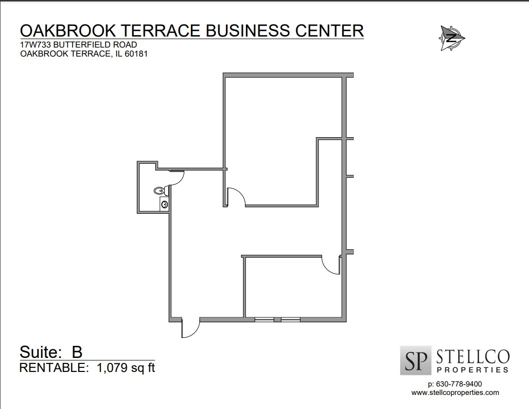 17W695-17W745 Butterfield Rd, Oakbrook Terrace, IL for lease Floor Plan- Image 1 of 1