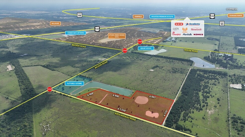 0 House Hahl Rd, Hockley, TX for sale - Building Photo - Image 2 of 3