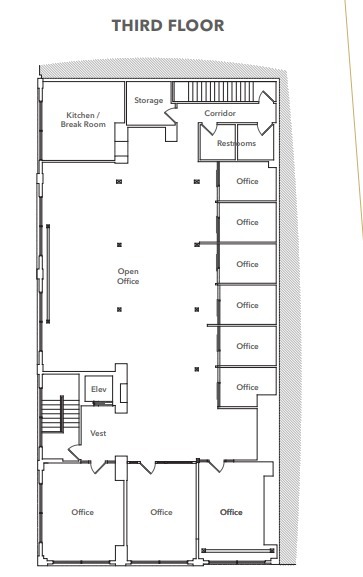 207 NW Park Ave, Portland, OR for lease Floor Plan- Image 1 of 5