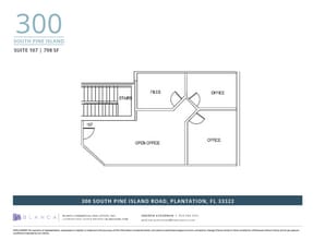 300 S Pine Island Rd, Plantation, FL for lease Floor Plan- Image 1 of 1