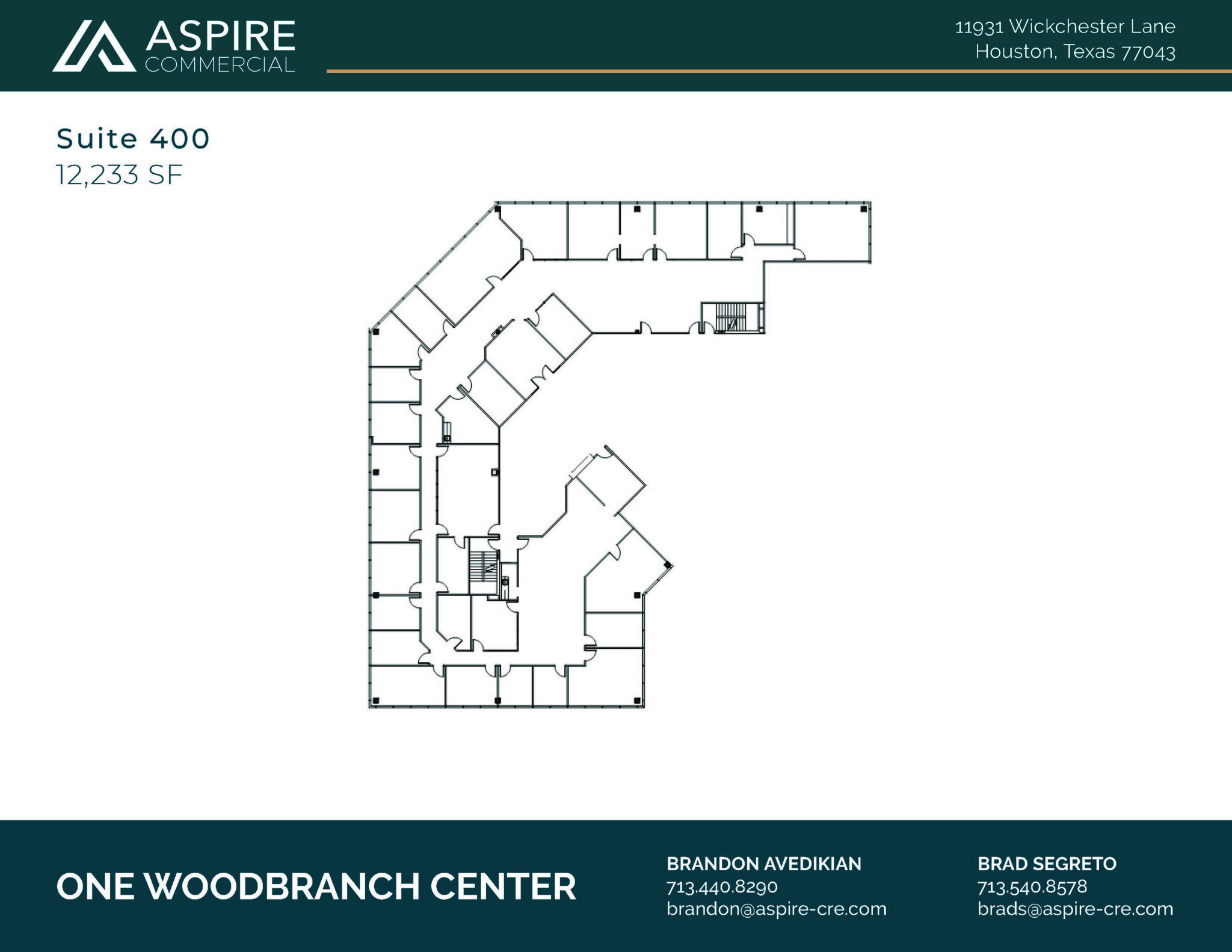 11931 Wickchester Ln, Houston, TX for lease Floor Plan- Image 1 of 1