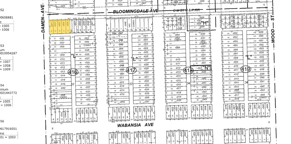 1755 N Damen Ave, Chicago, IL for lease - Plat Map - Image 2 of 27