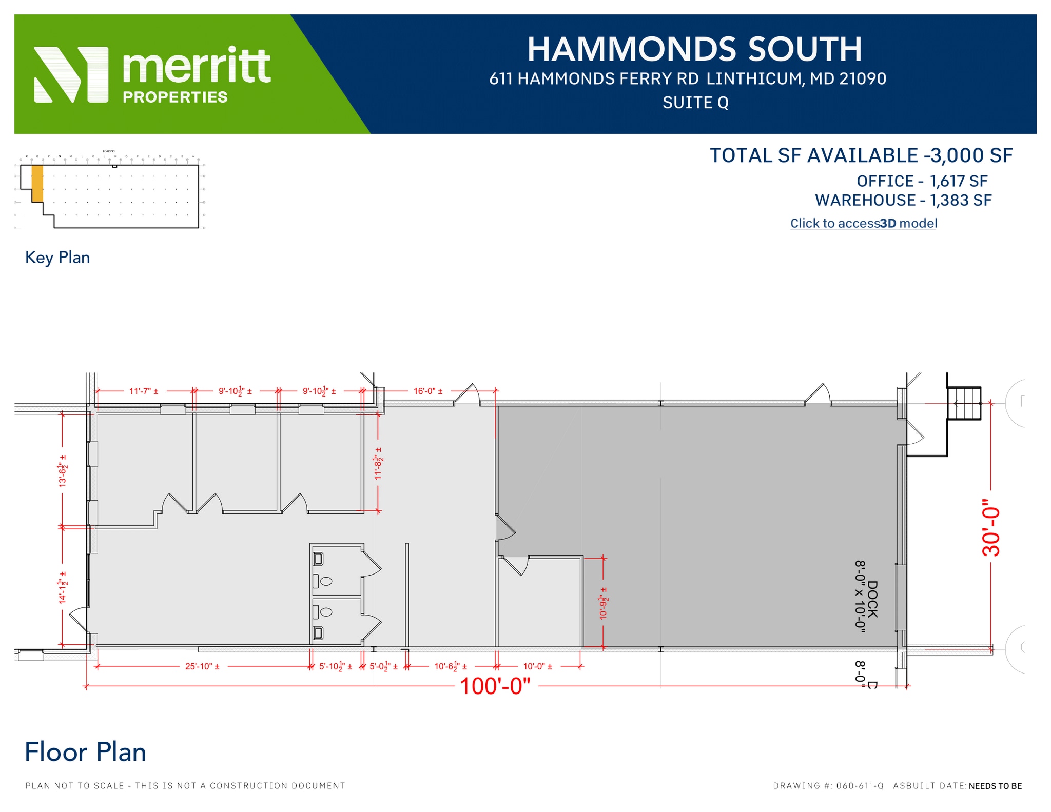 611 Hammonds Ferry Rd, Linthicum, MD for lease Floor Plan- Image 1 of 1