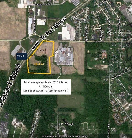 US 24, Huntington, IN for sale - Primary Photo - Image 1 of 1