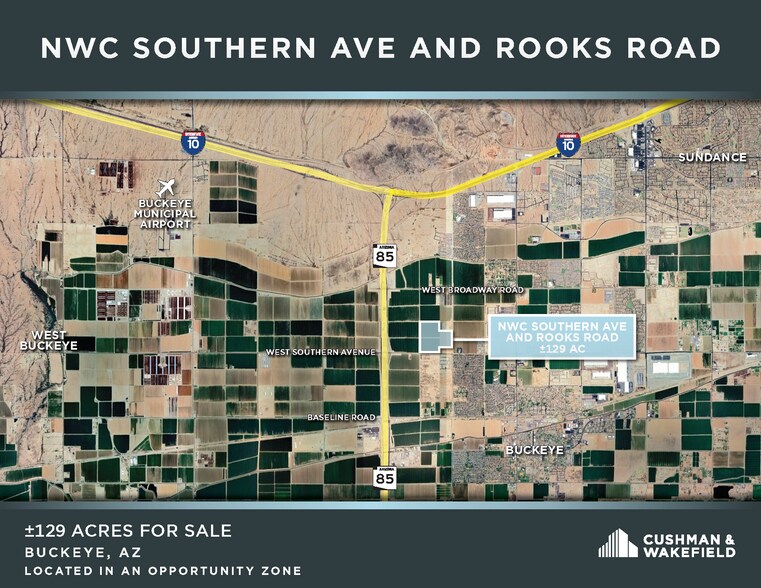 NW Southern Ave & Rooks Rd, Buckeye, AZ for sale - Building Photo - Image 1 of 2