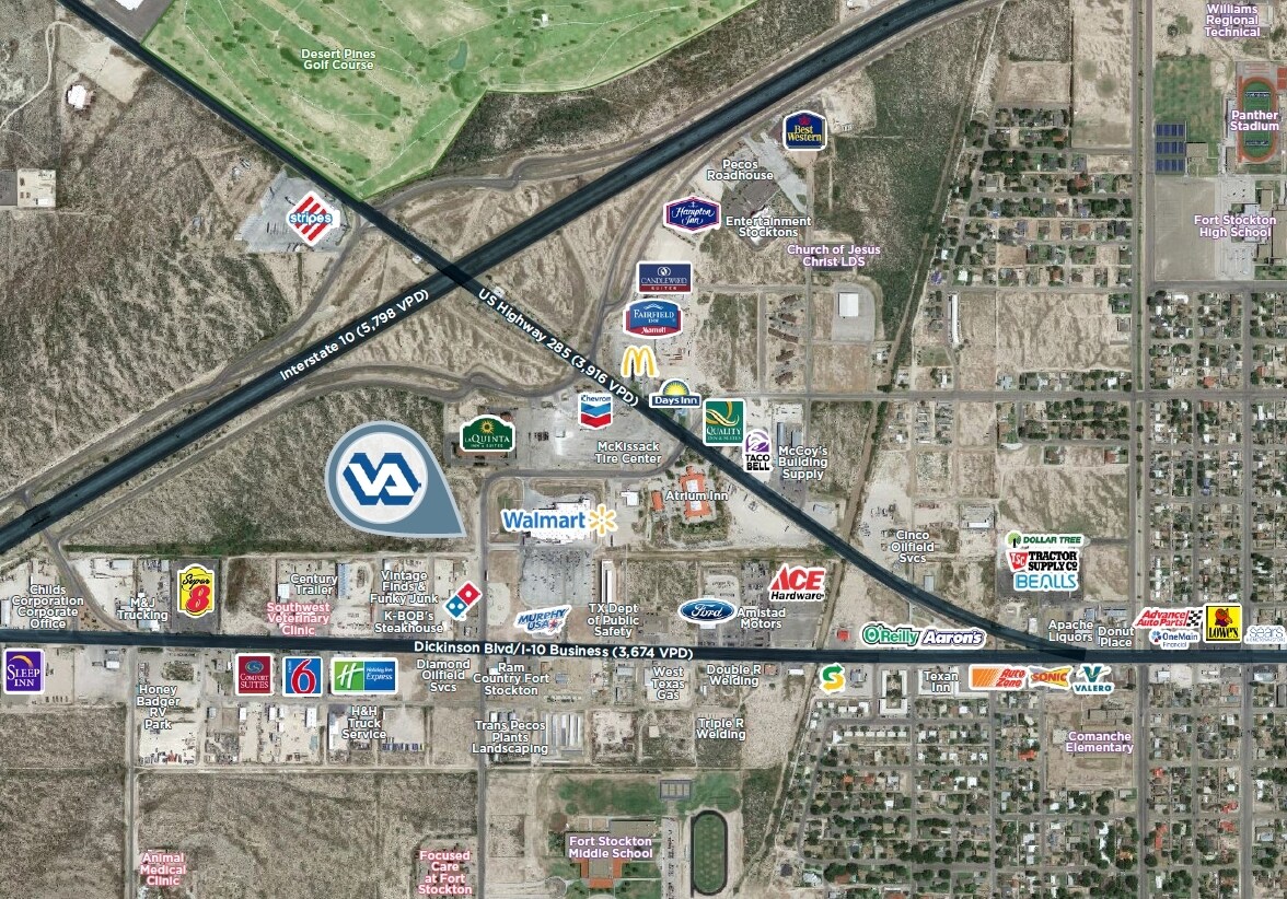 1201 N Sycamore St, Fort Stockton, TX 79735 Retail for Sale