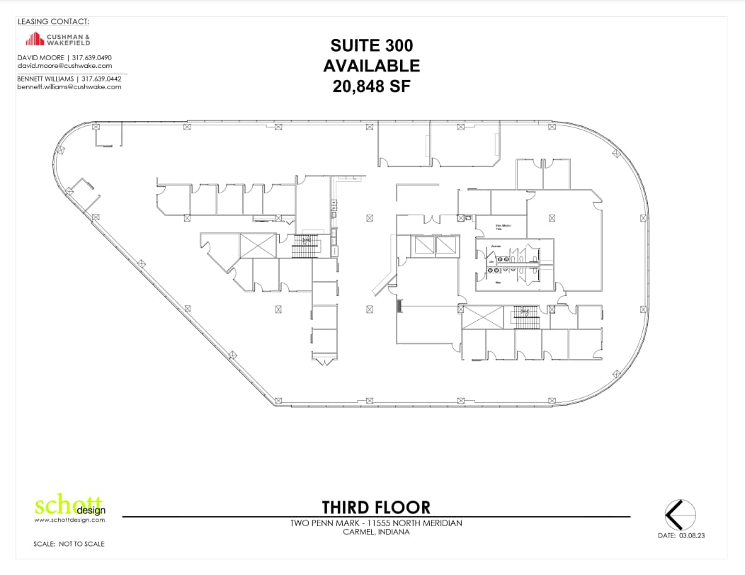 11595 N Meridian St, Carmel, IN for lease Floor Plan- Image 1 of 1