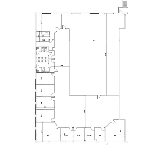 245 Hembree Park Dr, Roswell, GA for lease - Floor Plan - Image 2 of 4