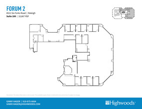 8521 Six Forks Rd, Raleigh, NC for lease Floor Plan- Image 1 of 1