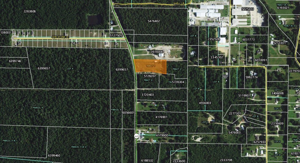 Highway 445, Robert, LA for sale - Aerial - Image 1 of 1