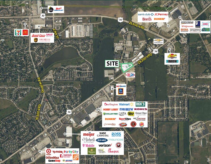 NEC Route 34 & Kendall Point Dr., Oswego, IL for sale Building Photo- Image 1 of 1